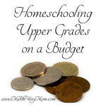 Homeschooling middle and high school can get expensive really fast! Here are some tips to keep your school costs within you budget
