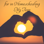 10 Things I'm Thankful for in Homeschooling High School