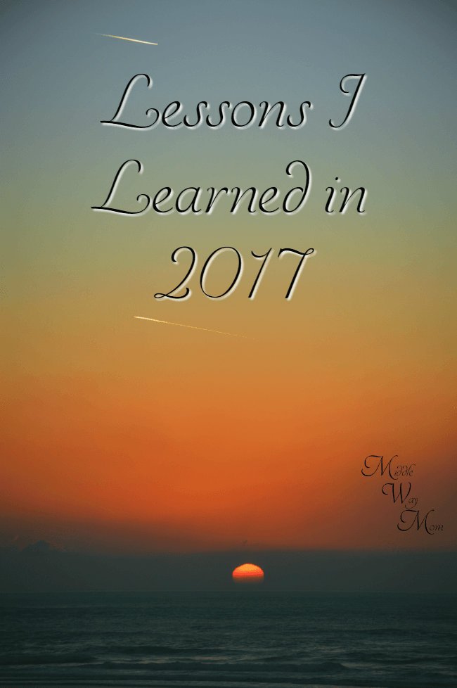 2017 didn't start out with any goals or resolutions, but there are definitely some lessons I've learned. 